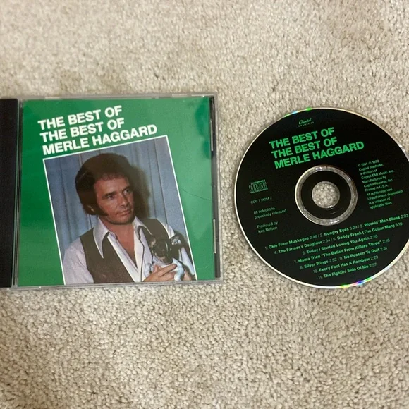 🔥 5 for $5🔥 The Best of The Best of Merle Haggard CD - Picture 1 of 5